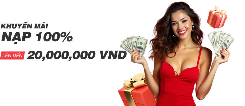 Khuyến Mãi Big88 - Ưu Đãi Cực Khủng Dành Cho Người Chơi Mới 1 Khuyến mãi 100% nạp lần đầu – Ưu đãi lớn nhất dành cho tân thủ